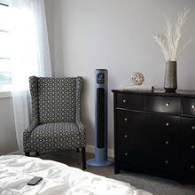 Carica l&#39;immagine nel visualizzatore di Gallery, Brandson - Ventilatore a Torre Silenzioso con Telecomando - 45 W Blu Grafite