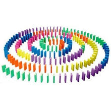 Carica l&#39;immagine nel visualizzatore di Gallery, Eshowy 120pcs Colourful Wooden Dominos Blocks Set, Kids Game Educational... - Ilgrandebazar