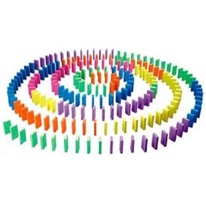 Eshowy 120pcs Colourful Wooden Dominos Blocks Set, Kids Game Educational... - Ilgrandebazar