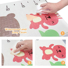 Carica l&#39;immagine nel visualizzatore di Gallery, Tappeto Bambini, Bammax Pieghevole Doppio Lato, Gioco Elefante Giraffa