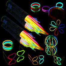 Carica l&#39;immagine nel visualizzatore di Gallery, Mitening Braccialetti Luminosi , 200 Pezzi Barre Luminose con connettori... - Ilgrandebazar