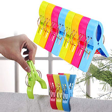 Carica l&#39;immagine nel visualizzatore di Gallery, Spurtar 8 Pezzi Mollette in Plastica Grandi Colori Brillanti, Clip di...