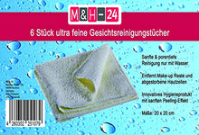 Carica l&#39;immagine nel visualizzatore di Gallery, Salviette cosmetiche per la pulizia del viso, in microfibra, 6 pezzi,...