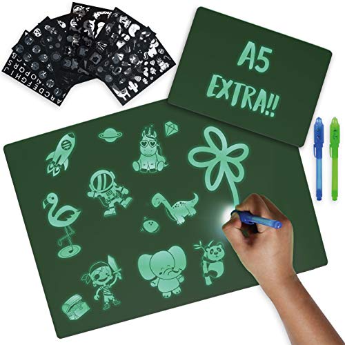 BONNYCO Tablet Magico A3 e A5, 6 Stencil e 2 Penne Spia Magic Giochi... - Ilgrandebazar
