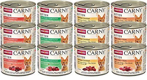 Animonda - Cibo per gattini Carny Kitten, 12 x 200 g - Ilgrandebazar