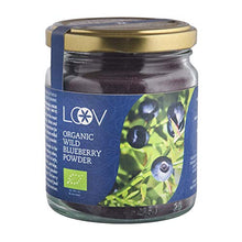 Carica l&#39;immagine nel visualizzatore di Gallery, Polvere di Mirtillo Selvatico Biologico (Mirtillo Nero): 100 g, a Base di...