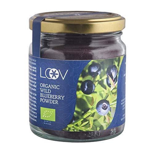 Polvere di Mirtillo Selvatico Biologico (Mirtillo Nero): 100 g, a Base di...