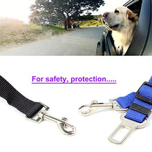 Carica l&#39;immagine nel visualizzatore di Gallery, Neuftech Cani Guinzaglio Cintura di Sicurezza Auto Regolabile Per Cane Nero