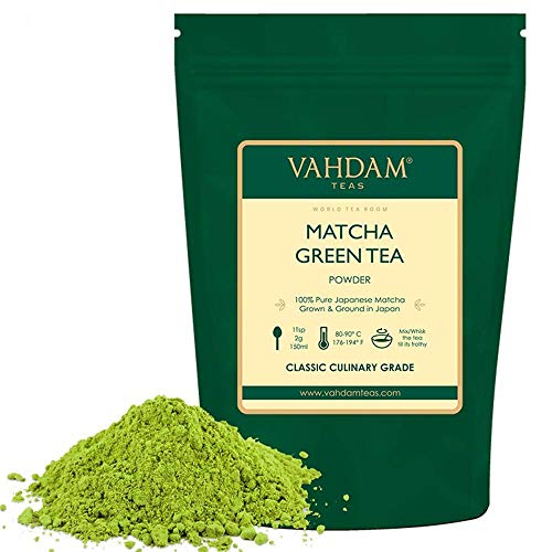 VAHDAM, Tè Verde Matcha (25 porzioni)| 100% PURO in Polvere Matcha...