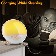 Carica l&#39;immagine nel visualizzatore di Gallery, Fitfirst Sveglia Luce Wake-up Light con Simulazione Alba/Tramonto Orologio... - Ilgrandebazar