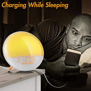 Fitfirst Sveglia Luce Wake-up Light con Simulazione Alba/Tramonto Orologio... - Ilgrandebazar