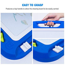 Carica l&#39;immagine nel visualizzatore di Gallery, SGILE Grande Lavagna Magnetica per Bambini 2, 3, 4 Anni, Lavagnetta Blu - Ilgrandebazar