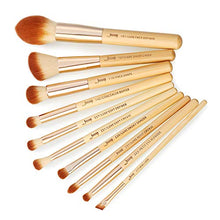 Carica l&#39;immagine nel visualizzatore di Gallery, Jessup T143 - Set di pennelli da trucco in bambù, per definire il viso,...