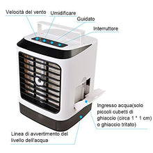 Carica l'immagine nel visualizzatore di Gallery, GOLDGE Mini Raffreddatore D'aria USB Condizionatore Portatili, Evaporativo...