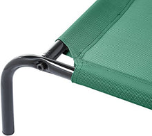 Carica l&#39;immagine nel visualizzatore di Gallery, AmazonBasics - Brandina sopraelevata per animali, tessuto XL, Verde - Ilgrandebazar