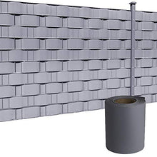 Carica l&#39;immagine nel visualizzatore di Gallery, LARS360 35m x 19cm con 20 Strisce Fascette Visione Protezione PVC Grigio - Ilgrandebazar