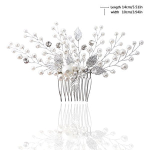 Yean,pettini per capelli da matrimonio con perle e strass, sposa,... - Ilgrandebazar