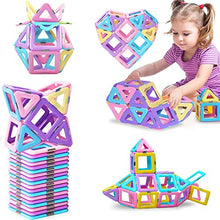 Carica l'immagine nel visualizzatore di Gallery, 38 Pezzi Costruzioni Magnetiche per Bambini 3 4 5 6 7 8 Anni Giochi Educativo Magneti Compleanno Natale Ottima Idea Regalo