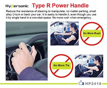 Carica l&#39;immagine nel visualizzatore di Gallery, Pomello per volanti Hypersonic nero veicolo auto Power Handle spinner - Ilgrandebazar