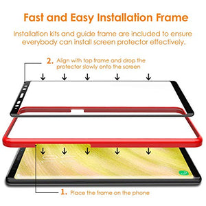DEKOLY Vetro Temperato per Samsung Galaxy Note 9 [2 Pezzi], 3D Copertura... - Ilgrandebazar