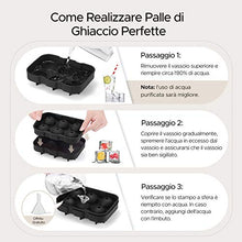 Carica l&#39;immagine nel visualizzatore di Gallery, TOPELEK Vaschetta del Ghiaccio, Alimentare Flessibile e Impilabile Nero