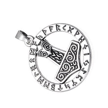 Carica l&#39;immagine nel visualizzatore di Gallery, Dawapara Antico Simbolo di Alimentazione Mito Mjolnir Norse God of Thunder...