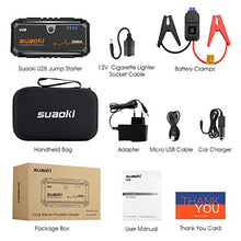 Carica l&#39;immagine nel visualizzatore di Gallery, Suaoki U28 2000A Picco Avviatore di Emergenza Auto, con USB, Torcia a LED - Ilgrandebazar