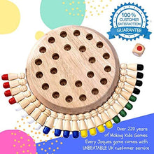 Carica l'immagine nel visualizzatore di Gallery, Jaques of London Gioco di Memoria in Legno Bellissimi Giocattoli in Legno e Giochi di Memoria per Bambini di Tutte Le età. Giocattoli educativi per Bambini per 2 3 4 Bambini di 5 Anni.