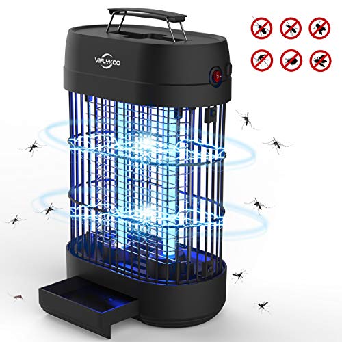 VIFLYKOO Zanzariera Elettrica,Lampada Antizanzare Elettrico 812BE 14W