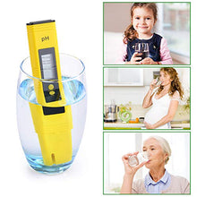Carica l&#39;immagine nel visualizzatore di Gallery, PH Tester Misuratore Digitale, Digitale Gamma 0.00-14.00 Penna...