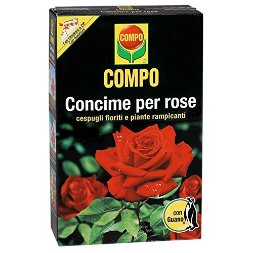 Compo 1276712005 Concime per Rose con Guano, 3 kg, 9.4x18.3x32 cm, Marrone - Ilgrandebazar