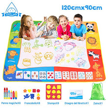 Carica l&#39;immagine nel visualizzatore di Gallery, SPLAKS Acqua Doodle Tappeto, Tappeto Magico Bambini 120 *90cm, con 6 Penne... - Ilgrandebazar