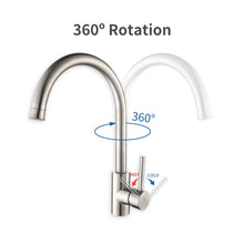 Carica l&#39;immagine nel visualizzatore di Gallery, HOMELODY Rubinetto Cucina 2 Funzioni Girevole a 360 ° per Cucina... - Ilgrandebazar