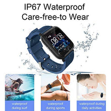Carica l'immagine nel visualizzatore di Gallery, Ayuly Smartwatch Fitness Tracker con frequenza cardiaca Monitoraggio blue