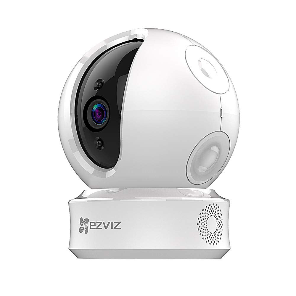 EZVIZ C6C 720p Telecamera di Sorveglianza, 360° WiFi Videocamera 720P, Bianco - Ilgrandebazar