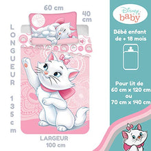 Carica l&#39;immagine nel visualizzatore di Gallery, Marie Aristocats Baby - Biancheria da letto, 100 x 135 + 40 x 60 cm