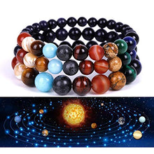 Carica l&#39;immagine nel visualizzatore di Gallery, Bracciali universali, braccialetto con 9 pianeti, il... - Ilgrandebazar