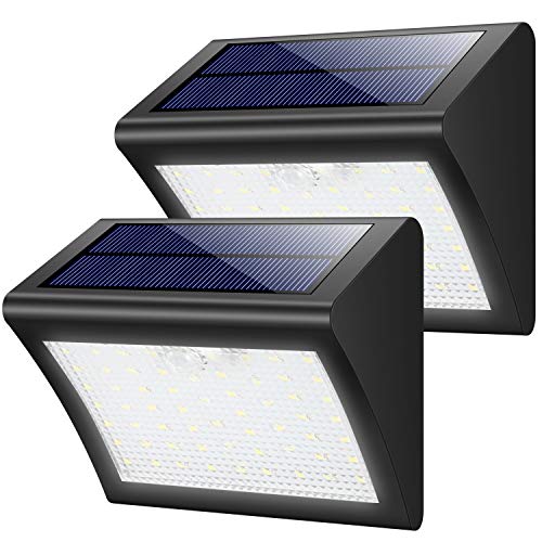 Luce Solare Esterno, Yacikos 【Super Luminoso】 60 LED Lampada con... - Ilgrandebazar