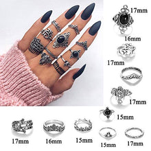 Carica l&#39;immagine nel visualizzatore di Gallery, Milacolato 84 PCS Midi Ring Bohemian Knuckle Anello Set Fashion Finger... - Ilgrandebazar
