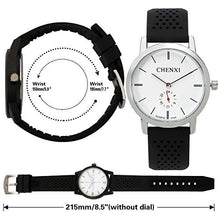 Carica l&#39;immagine nel visualizzatore di Gallery, sportivo di modo orologi fasce del silicone sostituzione della gomma 20, Nero - Ilgrandebazar