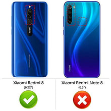 Carica l&#39;immagine nel visualizzatore di Gallery, Peakally Cover Xiaomi Redmi 8, Fibra di Carbonio Morbido TPU Custodia Nero - Ilgrandebazar