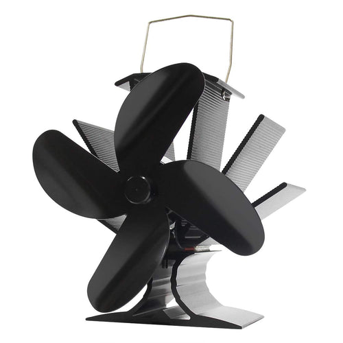 Signstek Ventola termica a 4 pale per stufa a legna Stufa camino a -... - Ilgrandebazar