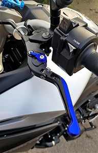 MT 09 Breve leve freno e frizione Regolabile Per MT09 MT-09 2014 2015 Blu - Ilgrandebazar