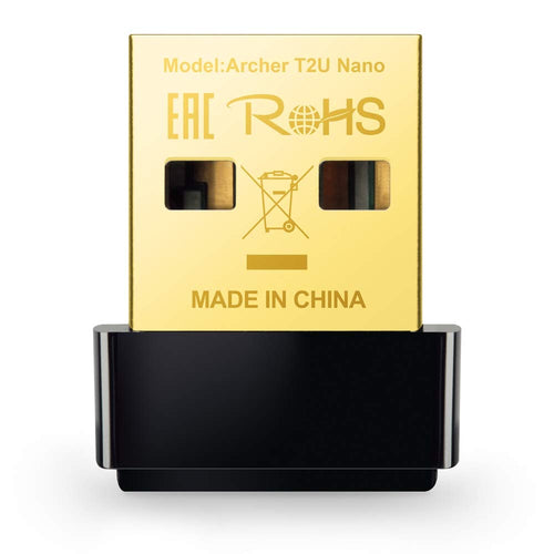 TP-Link Archer T2U Nano Adattatore USB Scheda di Rete, Wireless Normale, Nero - Ilgrandebazar