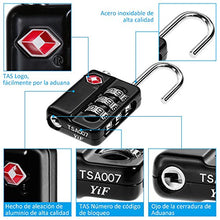Carica l'immagine nel visualizzatore di Gallery, Anpro 2 x Lucchetti TSA con combinazione,3 cifre di combinazione per...