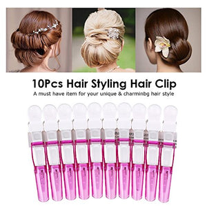 Anself 10Pcs Coccodrillo in plastica Pinza per capelli Styling... - Ilgrandebazar