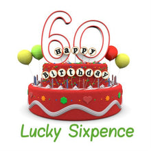 Carica l&#39;immagine nel visualizzatore di Gallery, 60TH Birthday Lucky Sixpence Gift, Great Good Luck idea regalo per uomo o... - Ilgrandebazar