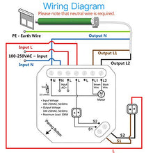 Carica l&#39;immagine nel visualizzatore di Gallery, LoraTap Interruttore Tapparelle WiFi, Modulo Comando per Tapparelle...