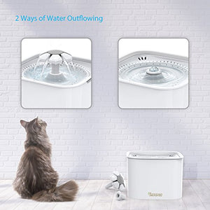 DADYPET Fontanella per Gatti, Fontana Distributore di Acqua per...