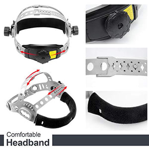 Yorbay® Casco per saldatura solare, con oscuramento Skull, Lightning - Ilgrandebazar